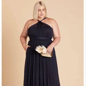 Navy Blue Formal/Bridesmaid Dress (Size 1X)